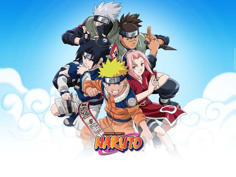 Naruto anime group art