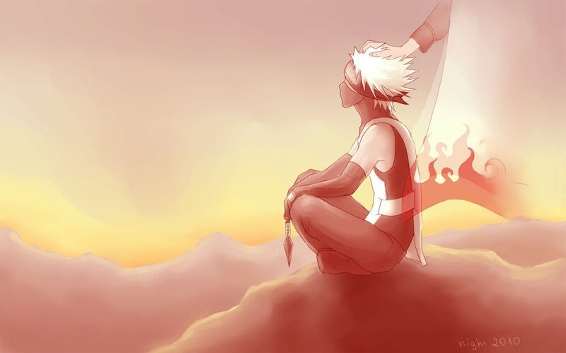 Naruto at sunset