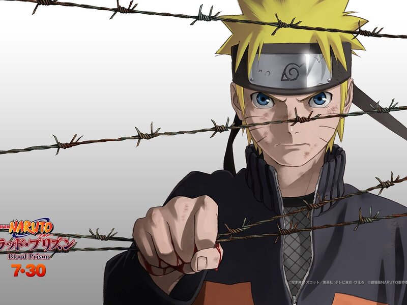 Naruto Behind Barbed Wire — Yellow