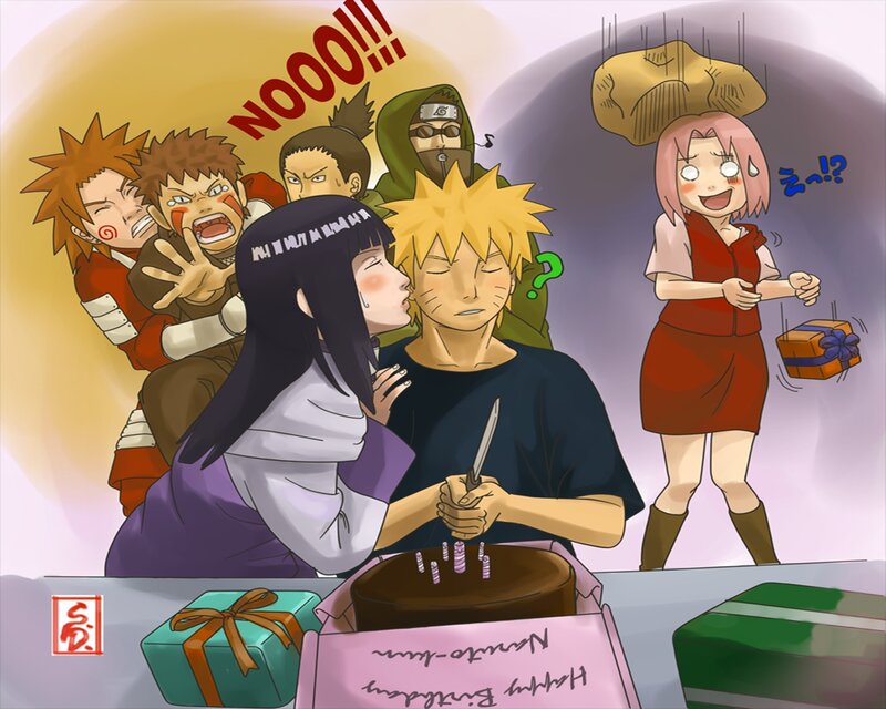 Naruto Being Kissed
