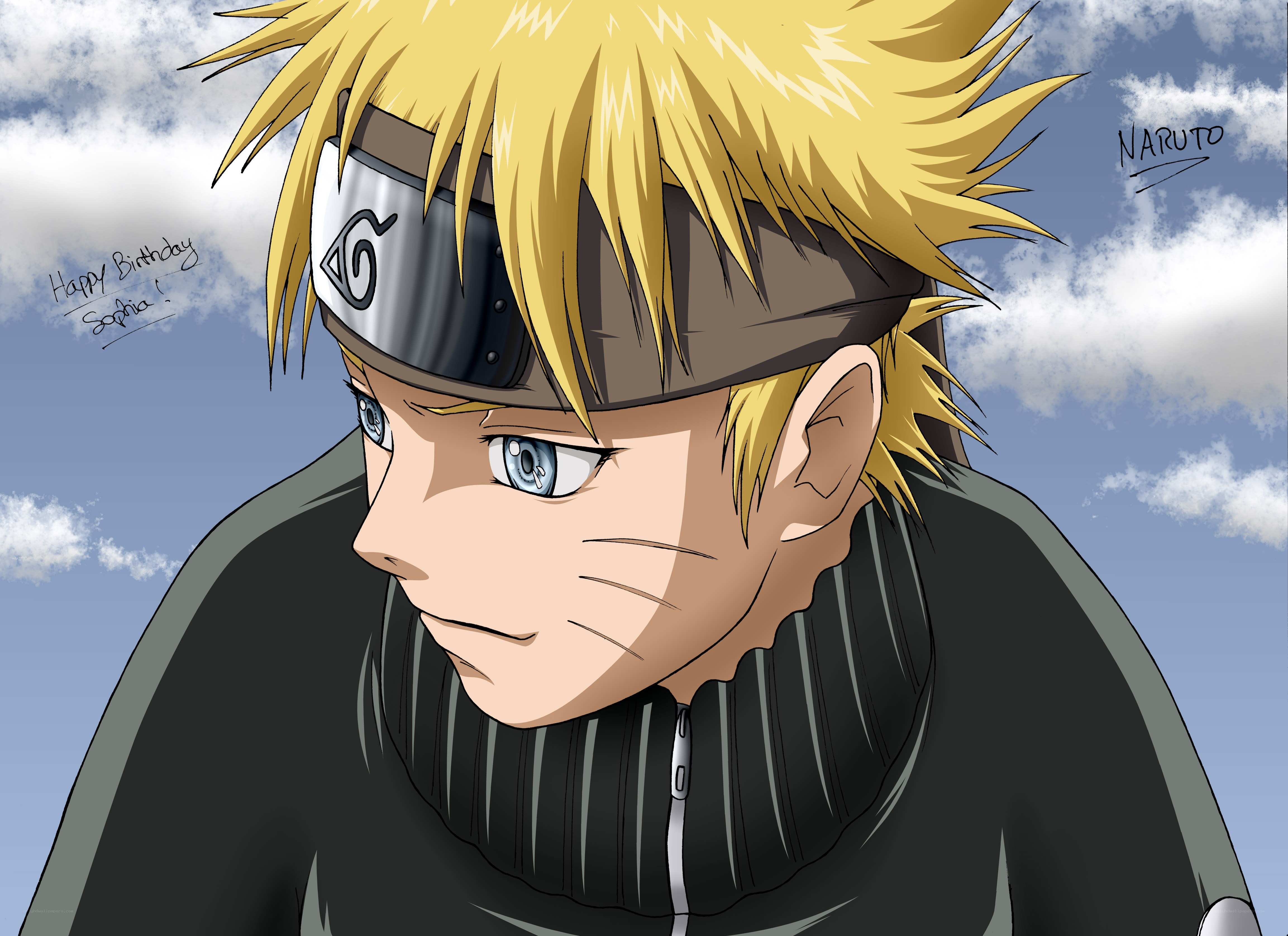 Naruto birthday art