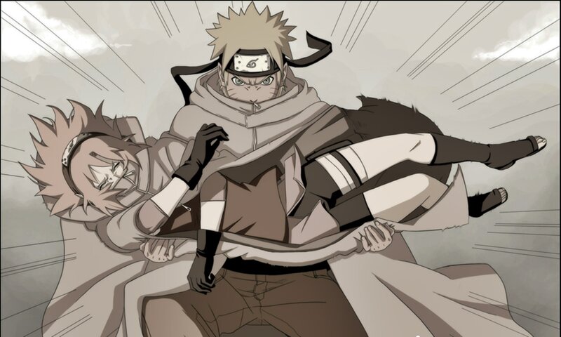 Naruto Carrying a Person