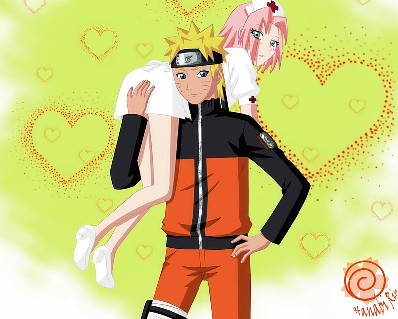Naruto Carrying Sakura — Green