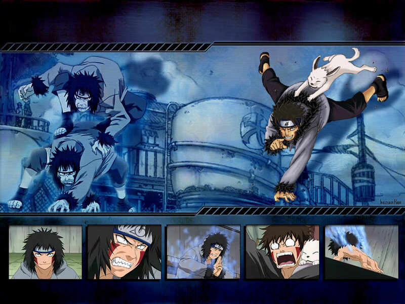 Naruto character action scene
