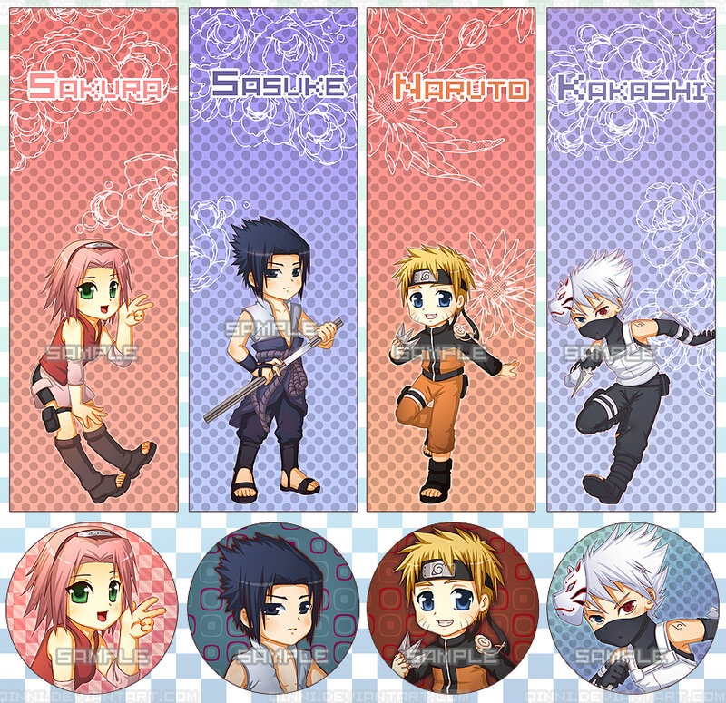 Naruto character chibi art