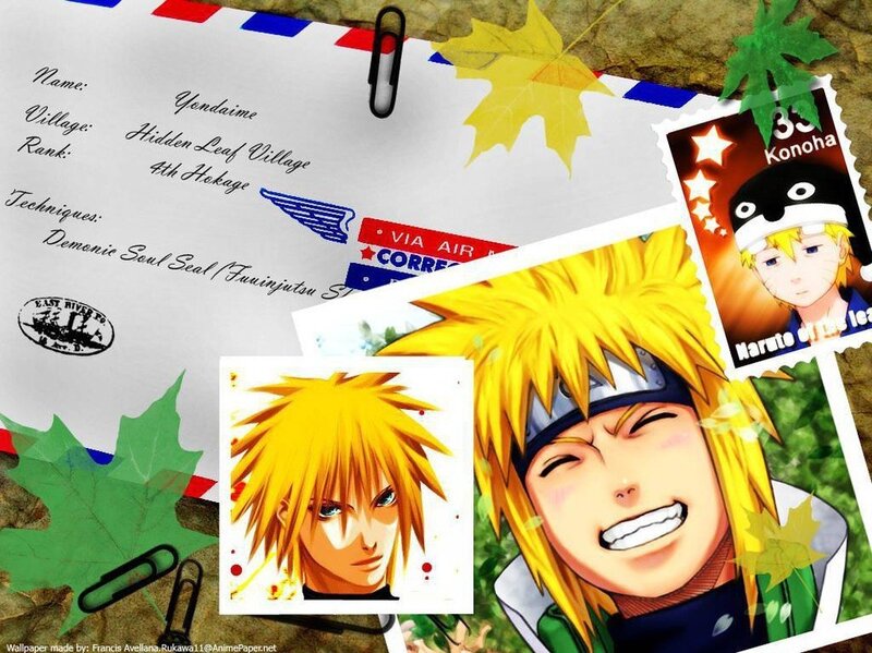 Naruto character collage