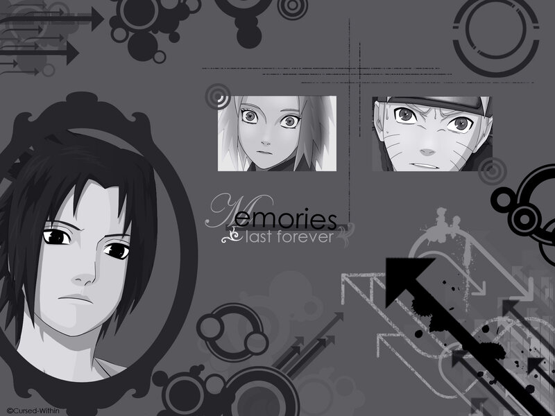 Naruto character collage