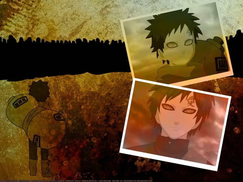 Naruto character collage