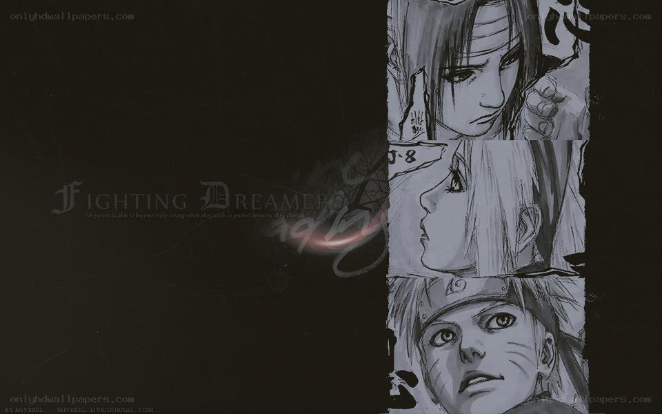 Naruto character collage