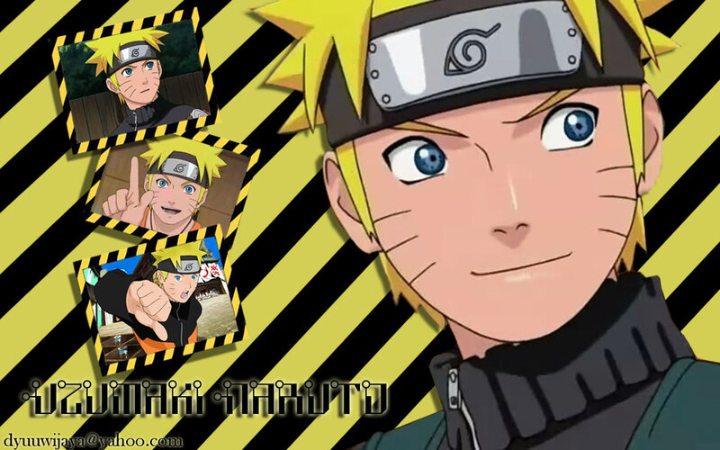 Naruto character collage
