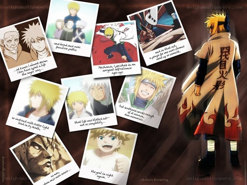 Naruto character collage