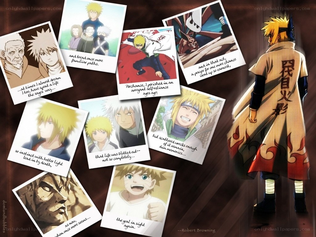 Naruto character collage