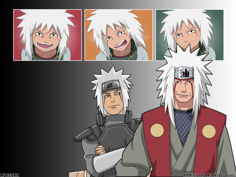 Naruto character collage