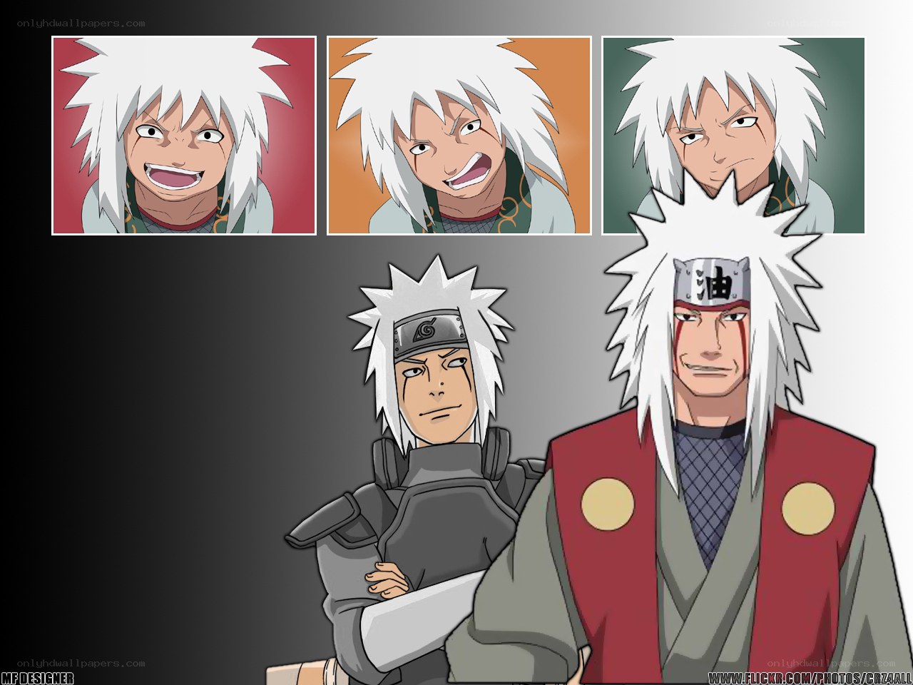 Naruto character collage