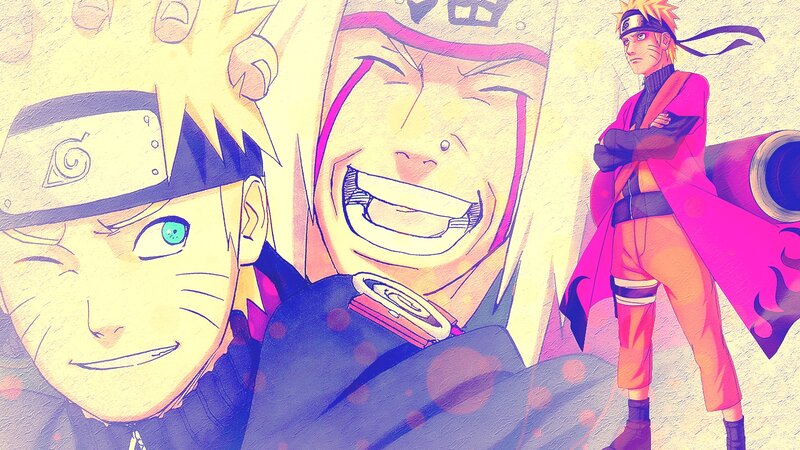 Naruto Character Collage — Yellow