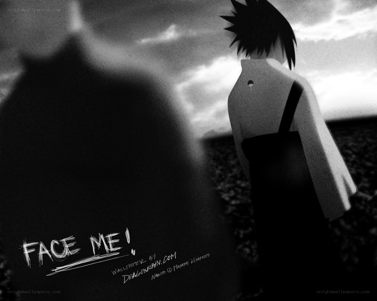 Naruto character confrontation