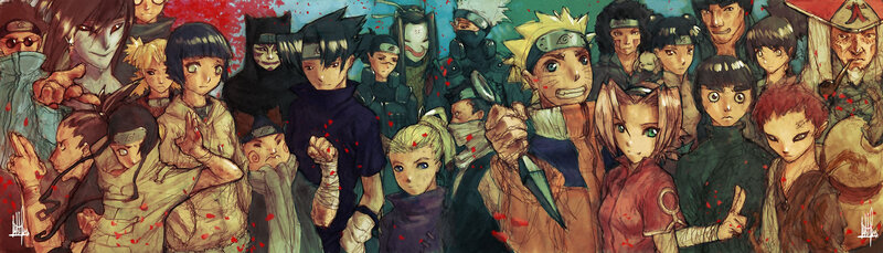 Naruto character ensemble