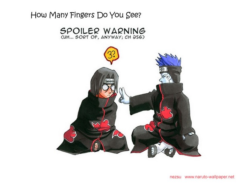 Naruto character finger count