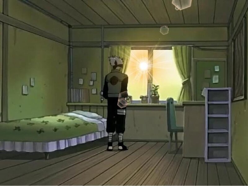 Naruto character in a room