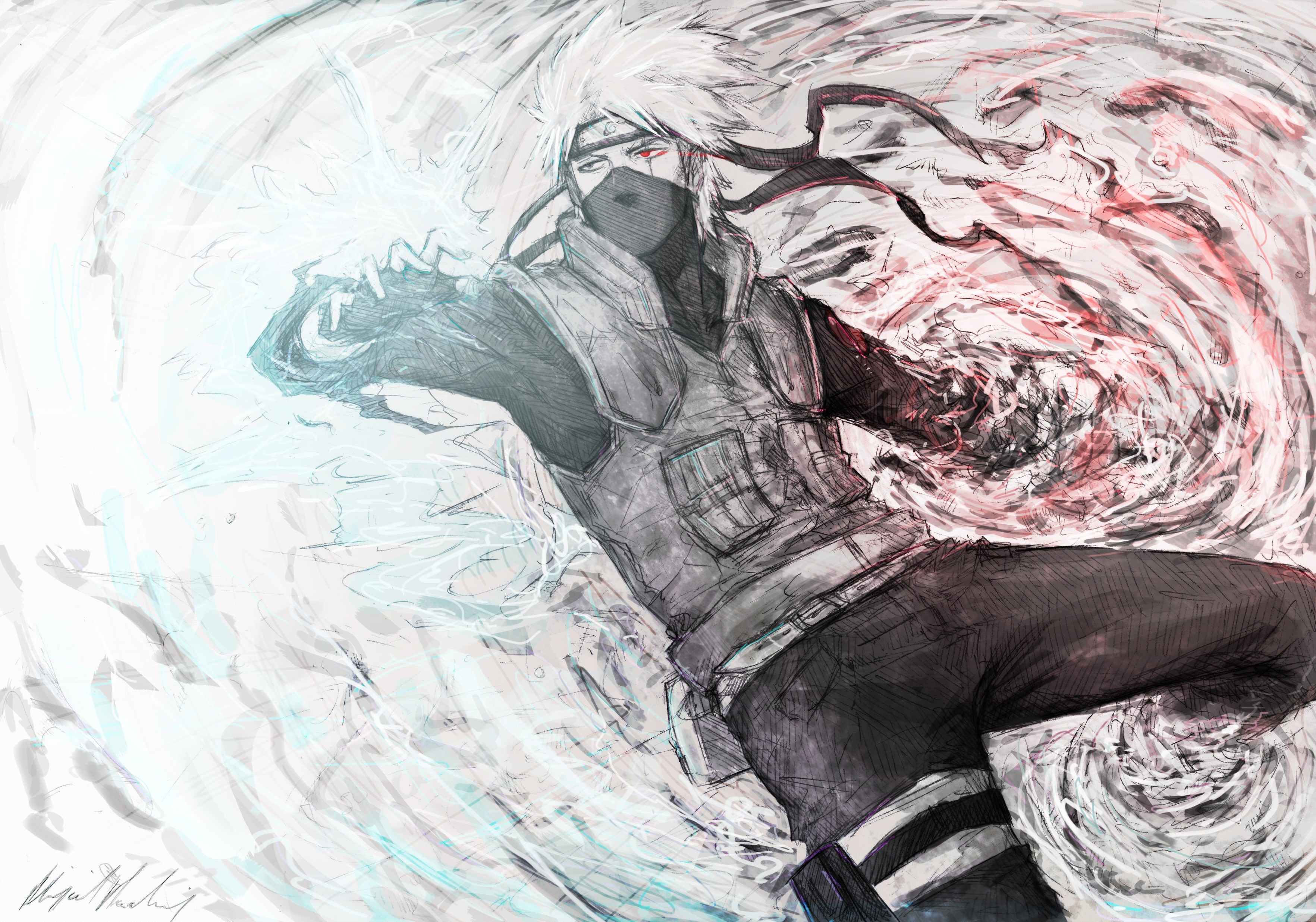 Naruto character in action