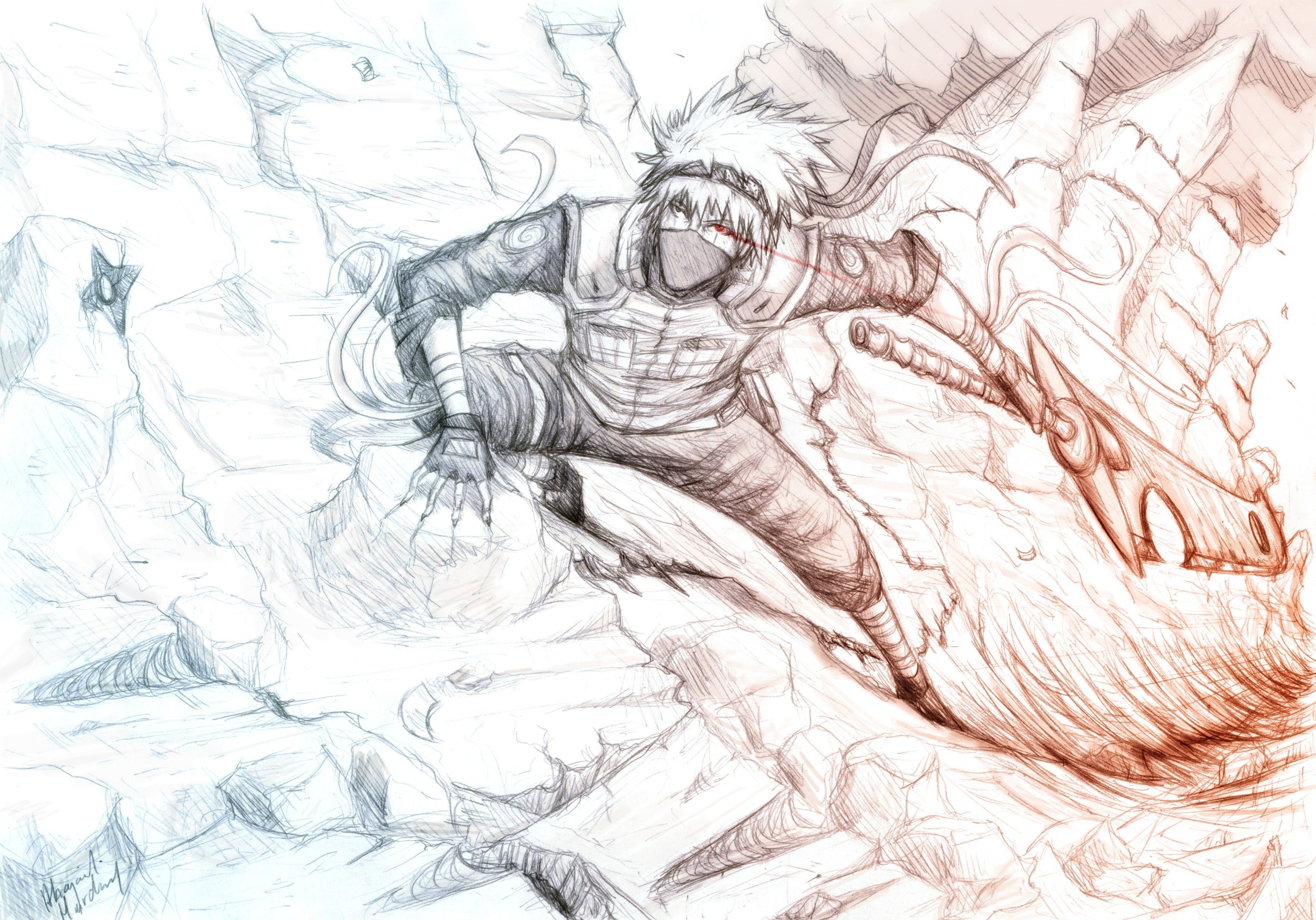 Naruto character in action