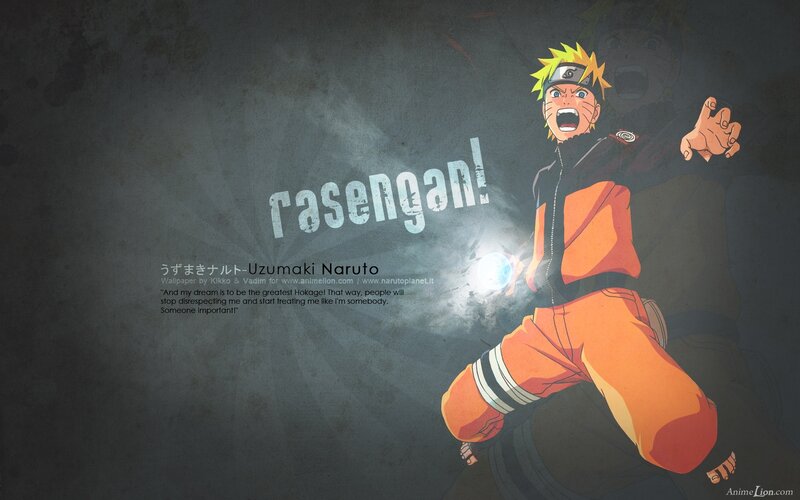 Naruto Character in Action — Orange, Dramatic