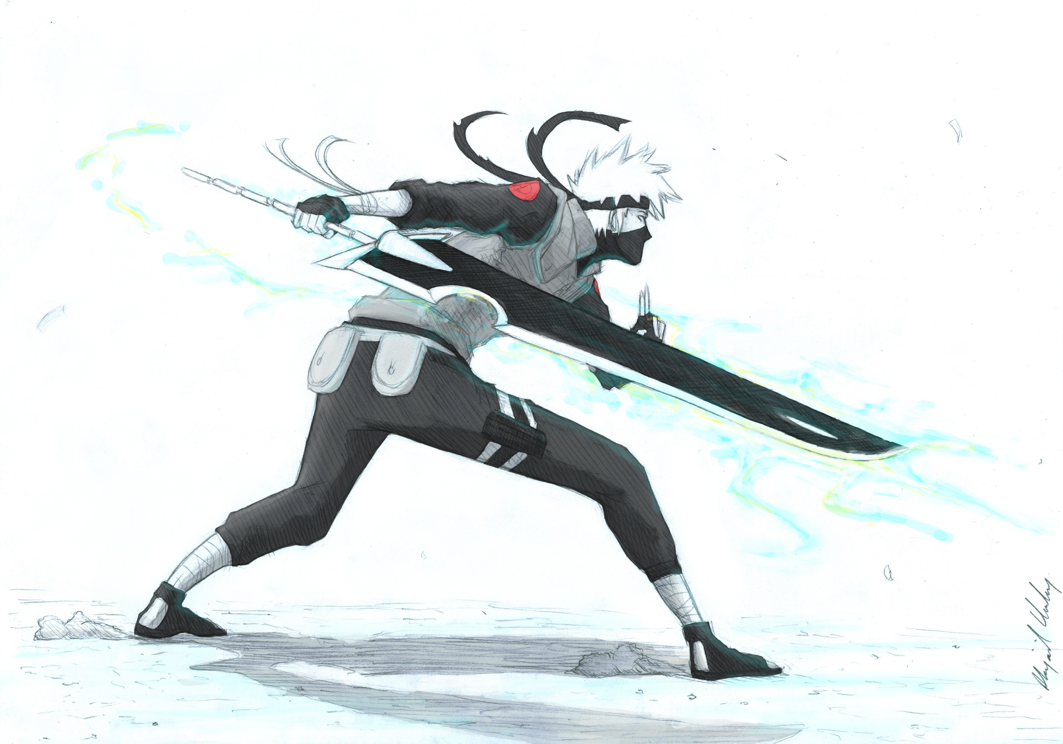 Naruto character in action pose