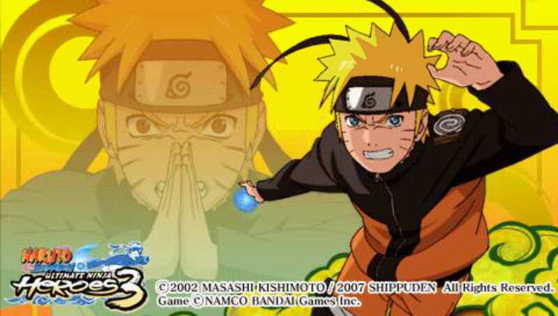 Naruto Character in Action — Yellow, Energetic
