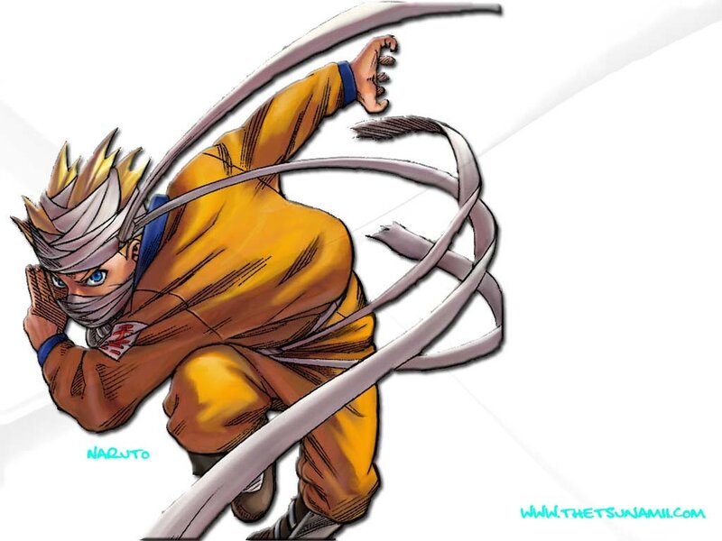 Naruto Character in Action — Yellow
