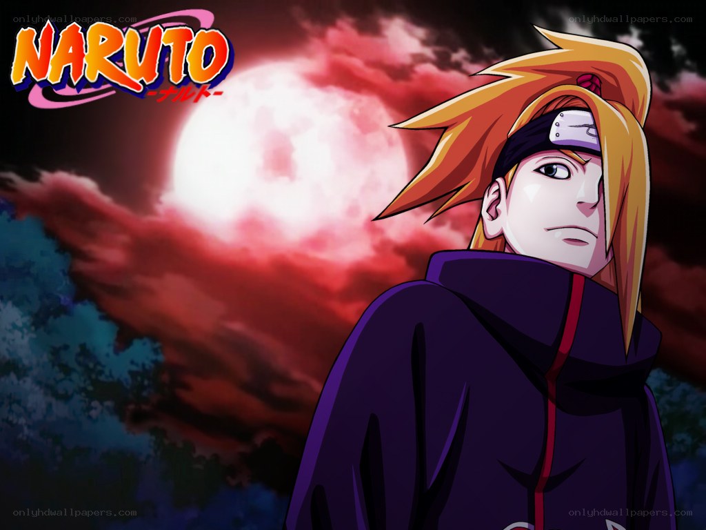 Naruto character in Akatsuki cloak