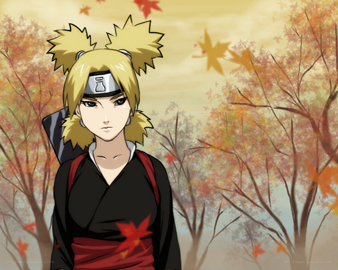 Naruto character in autumn
