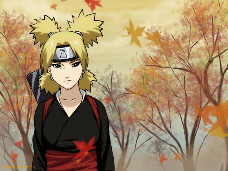 Naruto character in autumn