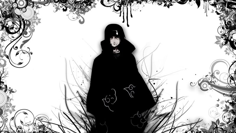 Naruto character in black cloak