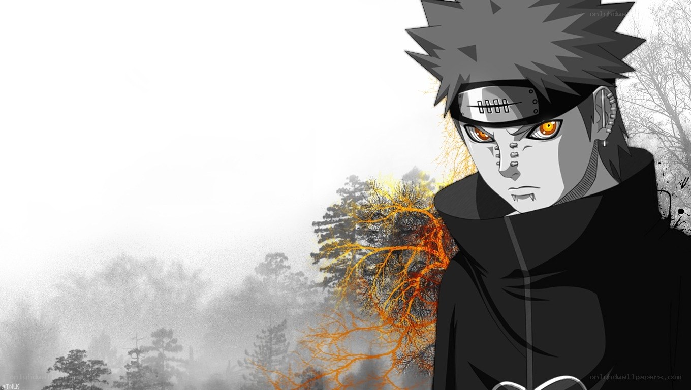 Naruto character in black cloak