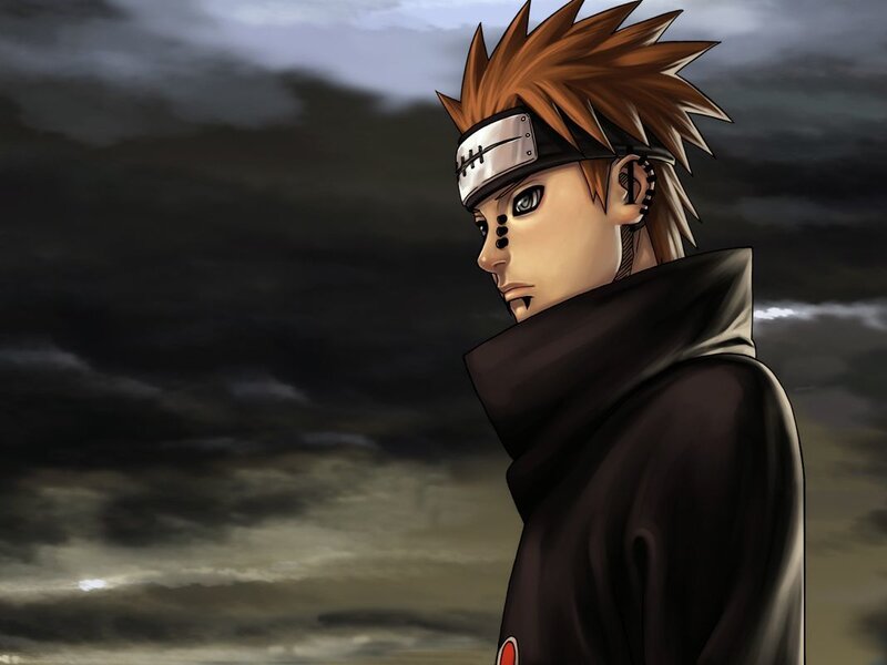 Naruto character in cloak