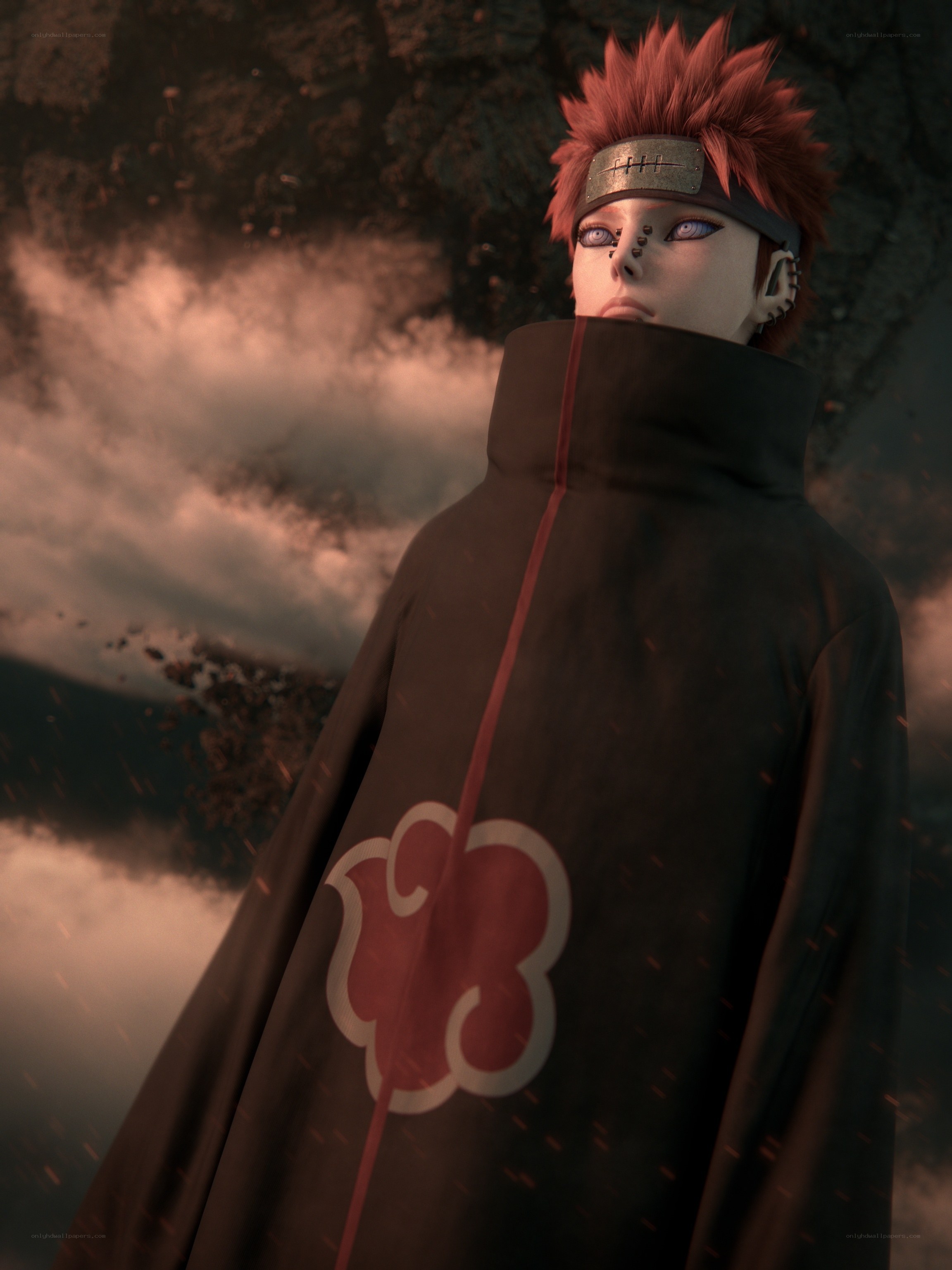 Naruto character in cloak
