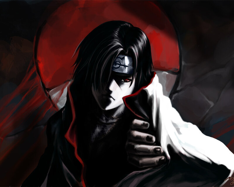 Naruto character in cloak