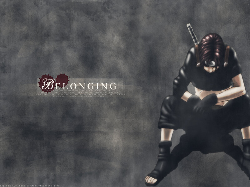 Naruto character in contemplation