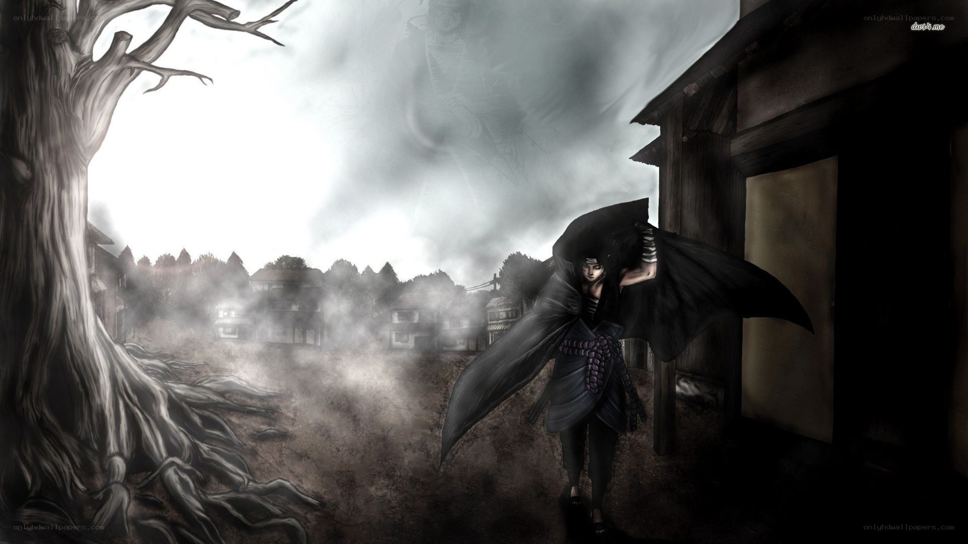Naruto character in dark cloak