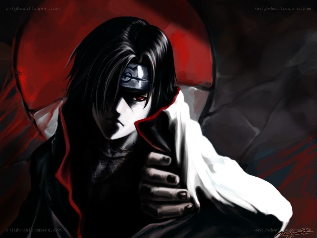 Naruto character in dark cloak