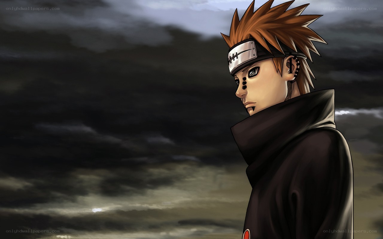 Naruto character in dark cloak