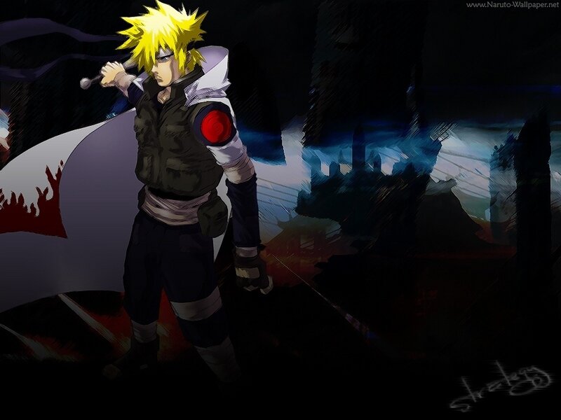 Naruto character in dark setting