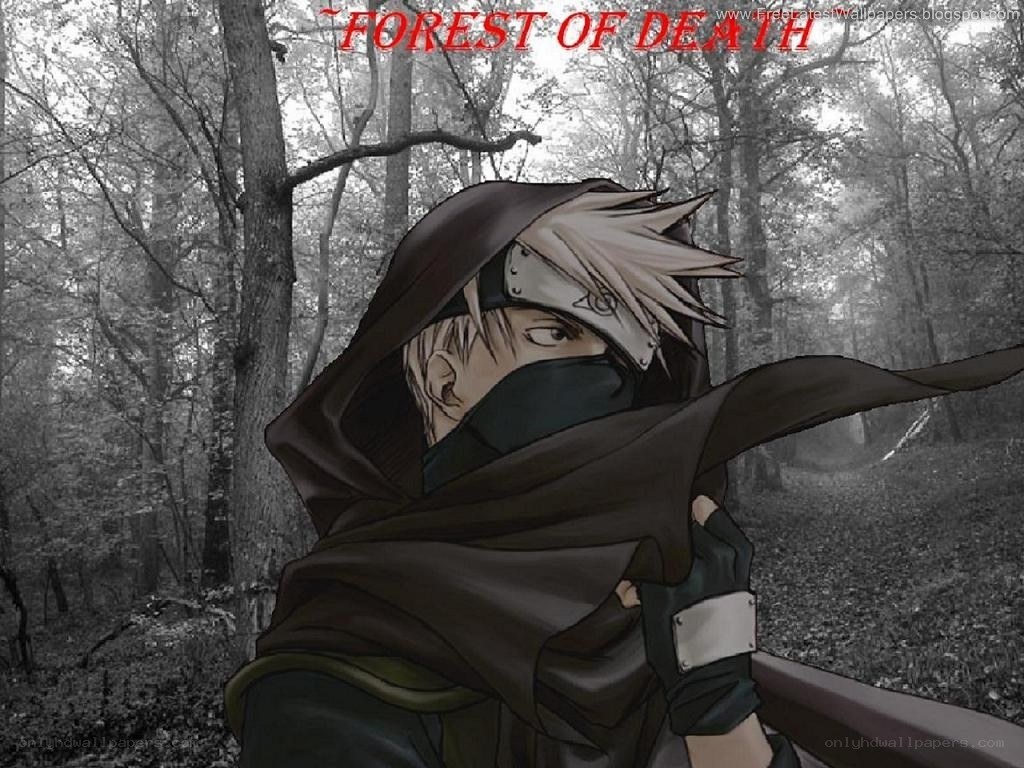 Naruto character in forest