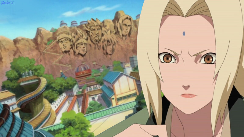 Naruto character in Konoha