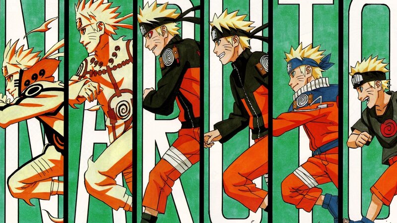 Naruto Character in Multiple Forms