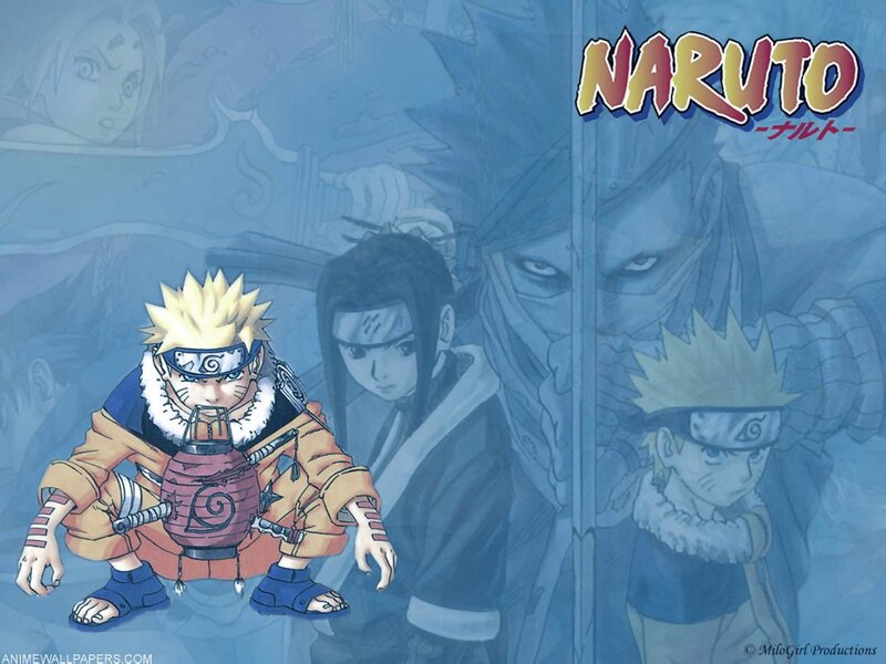 Naruto Character in Orange — Blue