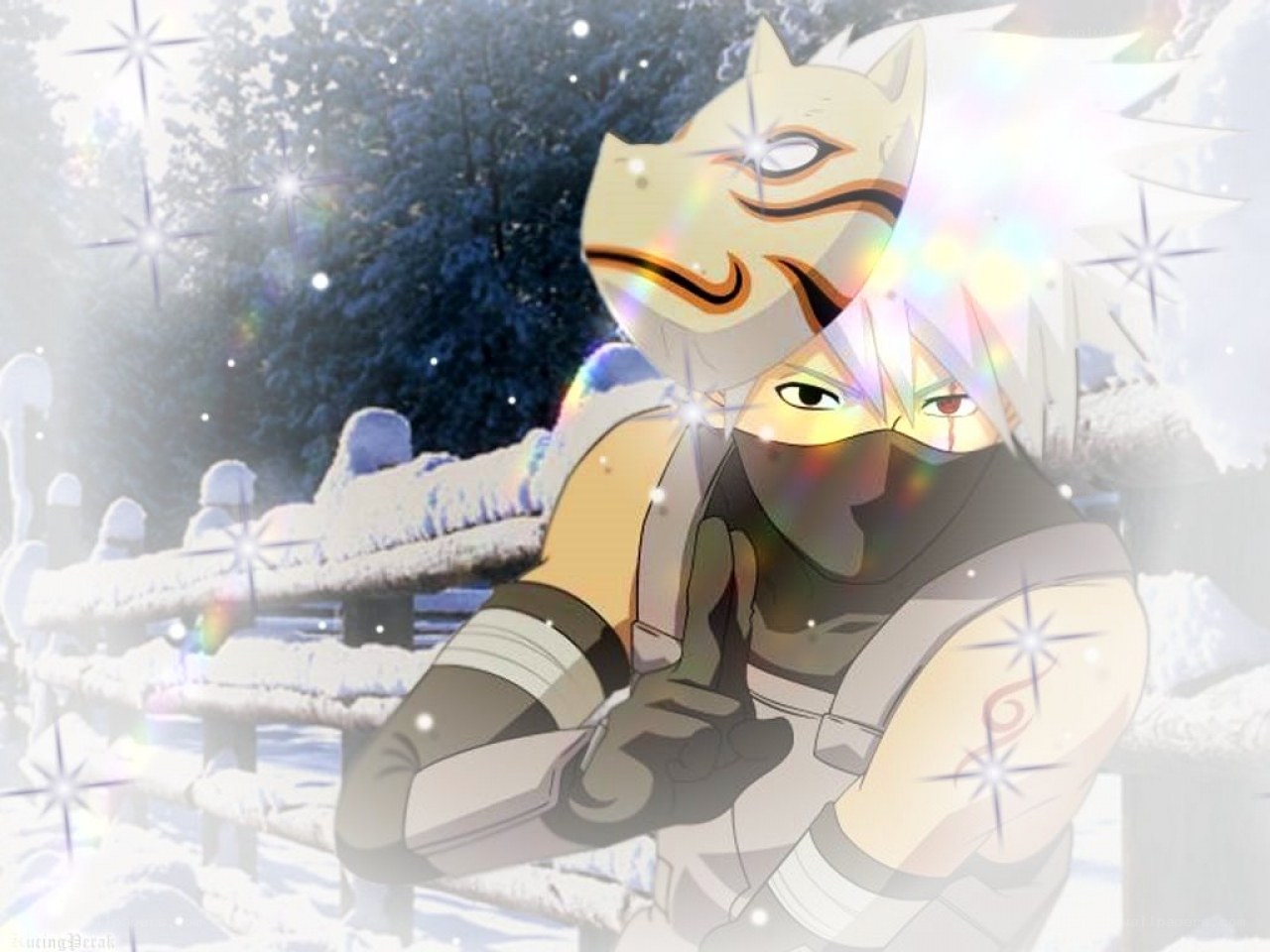 Naruto character in snow