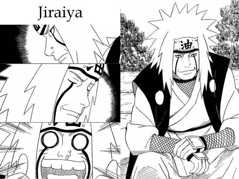 Naruto Character Jiraiya — Black