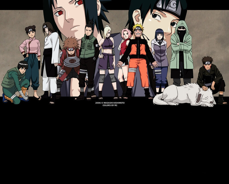 Naruto character lineup