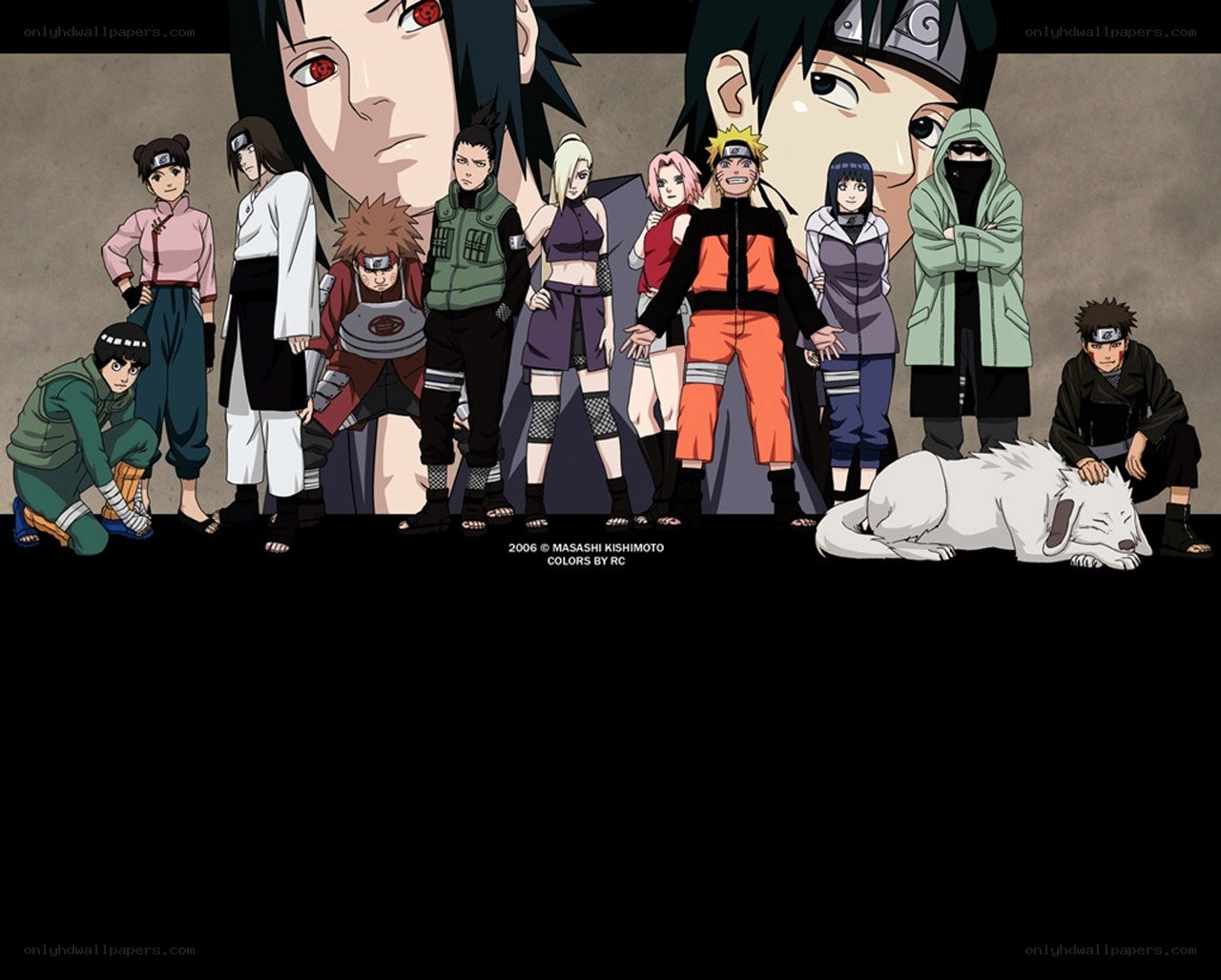 Naruto character lineup
